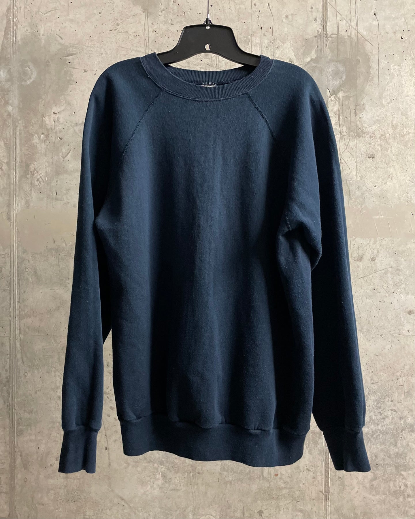 60s Navy Blue Sweatshirt - Sz L