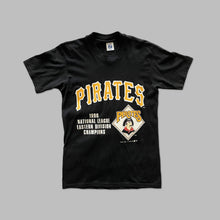 Load image into Gallery viewer, 90s Black Pittsburgh Pirates Tee - Sz M
