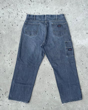 Load image into Gallery viewer, GREY DICKIES CARPENTER JEANS - Sz 36x30
