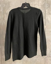 Load image into Gallery viewer, BLACK HENLEY - Sz XS
